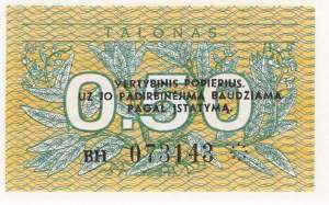Litauen p31b 0,50 Talonas 1991
